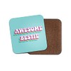 Square Single Coaster - Awesome Bestie Best Friend Groovy Girls