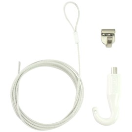 Best Picture Rail Wire Hanging Hook Set White N-859