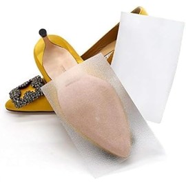 Bettli Women's Sole Sticker - Crystal Clear Self-Stick Pads Sole Protector Shoe Bottoms Slip Resistant Shoe Sole Cover Protector for Heels (4 Pcs)