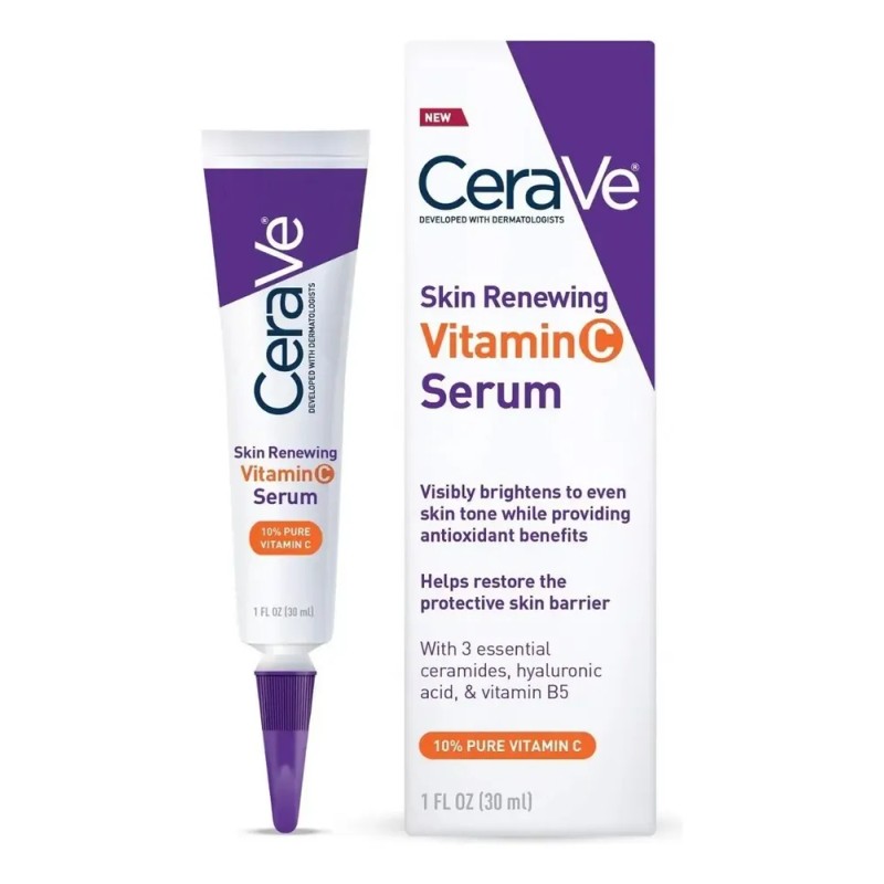 Cerave Serum Vitamina C Con Acido Hialuronico 30ml Pms Cv3