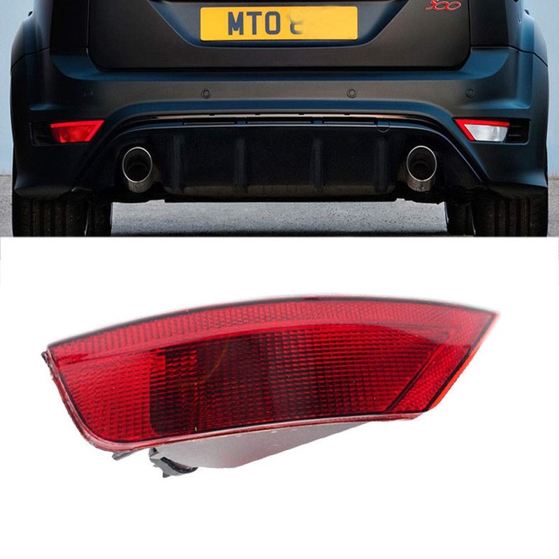 GSRECY Rear Bumper Reflector Cover for Focus Mk2 2008-2011 Hatchback