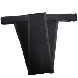 DDFS Dog Pants with 3 Replace Diaper, Female Dog Heat Cycle Reusable Diapers Adjustable Pads for Dogs in Heat Black XL