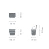 Brabantia Sort & Go Food Waste Bin (3L/Grey), Small Countertop