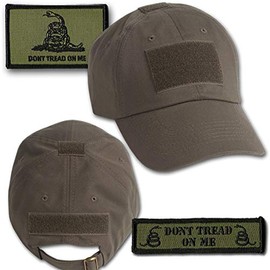 Gadsden Tactical Hat & Patch Bundle (2 Patches + Hat) - Olive Drab