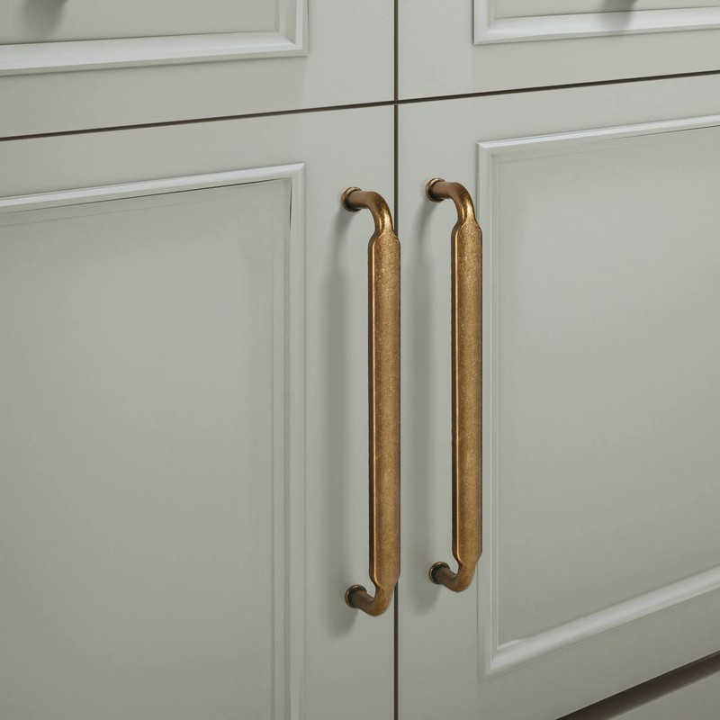Goo-Ki 5 Inch Hole Center Antique Brass Cabinet Pulls Zinc