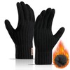 MOWO Men's Thermal Gloves, Winter Gloves, Fleece Lining, Instant Heat