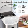 Antarctic Star Nugget Ice Maker Countertop with Soft Chewable Ice,