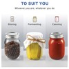 16 oz - 5-Pack Regular Mouth Glass Jars with Lid