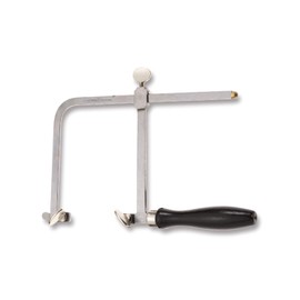 SELVA Saw Bow without Tension Screw - Shackle Width Adjustable up to 150 mm - Wooden Handle (Projection 120 mm)
