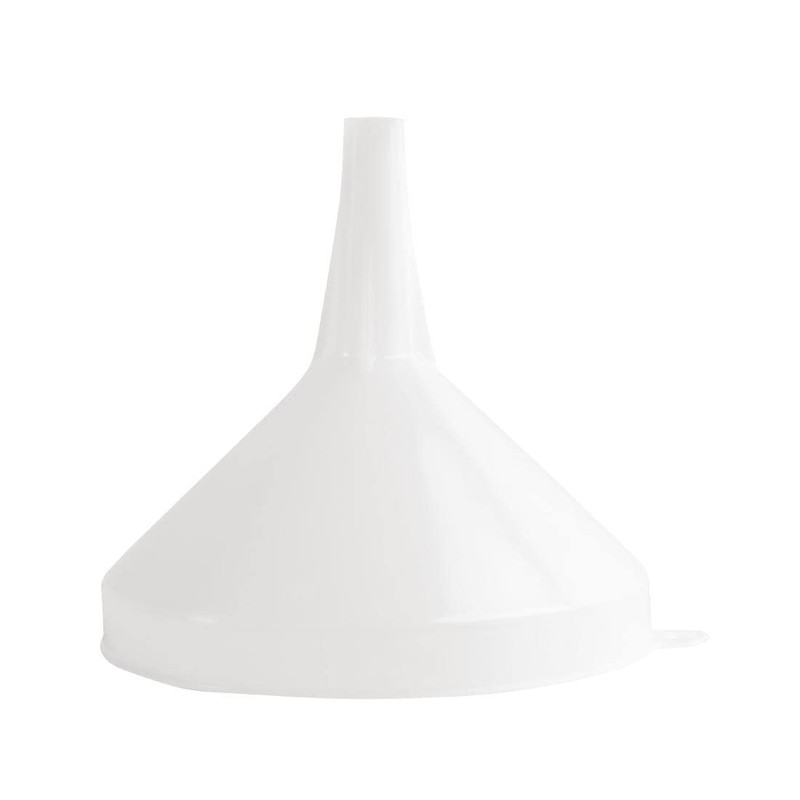 Kristallon K508 Plastic Funnel, 6", White