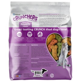 Blue Seal EnTrust CRUNCHERS Dog Treats for Medium Size Dogs | Small Batch, Oven Baked, Premium Ingredients | Assortment | 3.5 Pound Bag