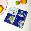 OCTAEVO Claire Johnson Ceramic Tray - Blue | High-Fired Decorative