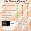 Cigmag 2PCS Copper Rings for Women - 99.99% Pure Copper