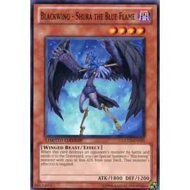 YuGiOh GOLD SERIES 3 BLACKWING-SHURA THE BLUE FLAME common GLD3-EN025 [Toy]