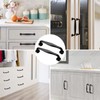 SHEEPPING Pack of 10 Furniture Handles, Black, Kitchen Handles, Cupboard