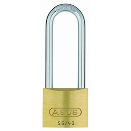 ABUS 55/40HB63 40mm Brass Padlock 63mm Long Shackle Keyed 5401