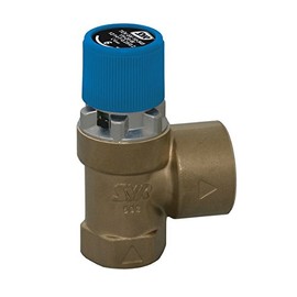SYR 6 Bar 1/2" Stainless Steel Brass Diaphragm Safety Valve
