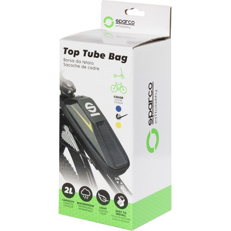 Sparco Borsa Grigia Da Telaio Per Bici In EVA Con