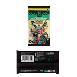 HRO DC Unlock The Multiverse Black Adam 24-Pack Mega Booster Box Hybrid NFT Trading, 168 Cards