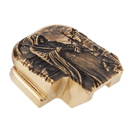 NDZ Performance 3D Engraved Slide Cover Back Plate for Sig P365 P365X P365 XL P365 X Macro P365 Fuse in 9mm .380, Solid Brass Construction, P365 Accessories - Grim Reaper 3