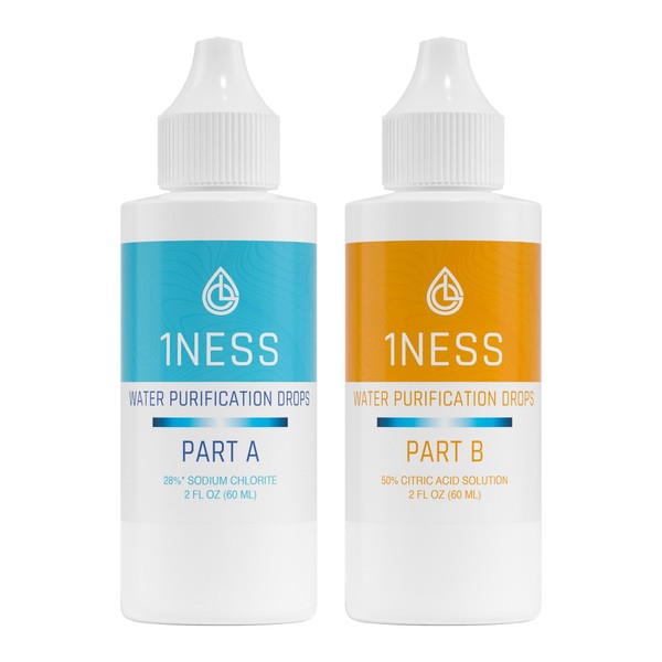 1ness Chlorine Dioxide Kit 2 Part Liquid Classic 1:1 Set