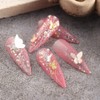 1 box rose gold silver butterfly nail decoration parts nail
