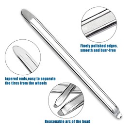 Tyre Mounting Iron, 3 Pieces Motorcycle Mounting Iron, 30 x 2 cm Mounting Lever, Disassembly Mounting Iron Tyres, Tyre Changer Lever, Suitable for Scooters, Bicycles, Motorcycles, Cars and Other