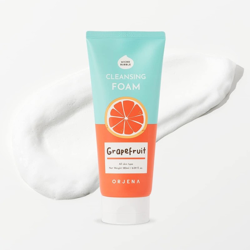 ORJENA Smile Day Cleansing Foam Grapefruit 180ml – Espuma Facial