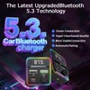 Bluetooth 5.3 FM Transmitter Car Adapter Wireless Radio Music Adapter