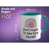 Flairy Land Mental Health Awareness Day 2Tone Mug 11oz Green