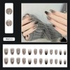 Nail Tip, False Nail, Nail Press, Stylish, Black, Long Short,