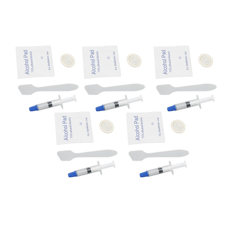 5Pcs Thermal Paste 3.2W/m.k Metal Free Safe Strong Adhesion Thermal