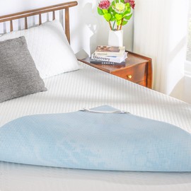 EGO Gel Memory Foam Mattress Topper, 4 Inch Twin with Removable Breathable Soft Cover, Cooling Bed Topper for Comfort Body Support & Pressure Relief, CertiPUR-US Certified