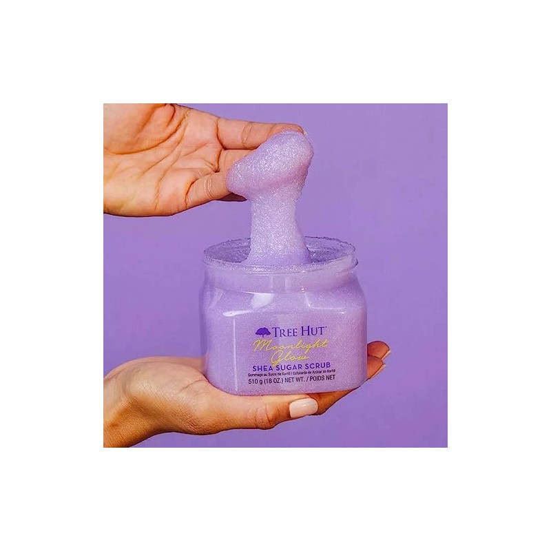 TREE HUT, Moonlight Glow Shea Sugar Scrub, Exfoliante Corporal de