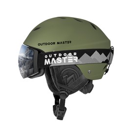 OutdoorMaster Ski Helmet Set,Kelvin Ski Helmet with Ski Goggles PRO - Snowboard Helmet Set for Men, Women & Youth