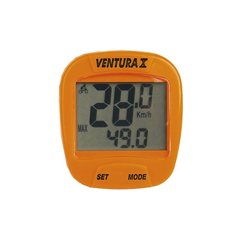 Ventura Fahrradcomputer X, Orange, Einheitsgröße