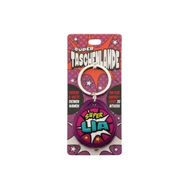 Key Pendant Super Torch with Name Lia as a Gift – Individual with Name and Saying