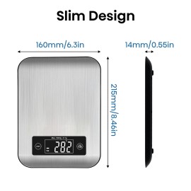 Cotsoco Food Scale with Nutritional Calculator, Digital Kitchen Scale for with App