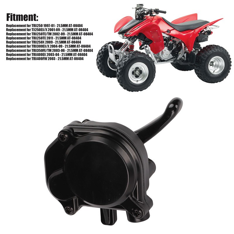 Thumb Throttle Lever Assembly 53142‑HC0‑770 Black Aluminium Alloy Replacement for
