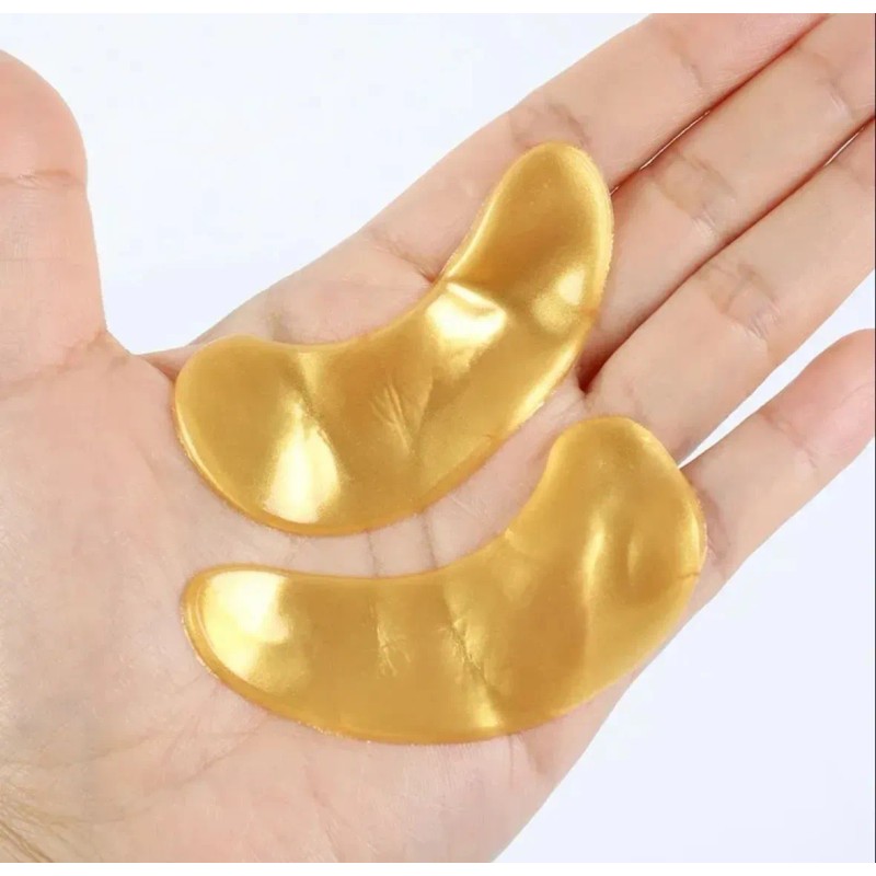 🔥 Parches para ojos ojeras colágeno oro arrugas 25 pares