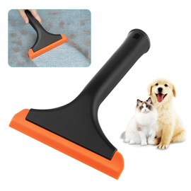 Astfys Silicone Pet Hair Removal,Pet Hair Rubber Carpet Rake Cat Dog Hair Remover with 8in Long Handle Pet Hair Remover for Furniture Couch Carpet