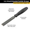 Titan 17021 Carbide Scraper, Long, 1-1/4 Blade