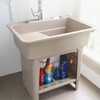 Portable Multi-purpose Auxiliary Sink for Hand Washing Sink Bowl 02. Homesworld Multi-purpose Sink Small Marble