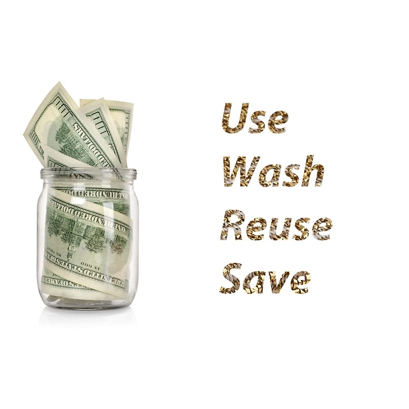 Superio Paquete de 6 esponjas metálicas plateadas y doradas