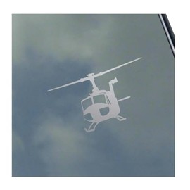 Huey Helicopter Pilot in Flight Vinyl Sticker Decal Vietnam Veteran Army Air Force Marines Navy