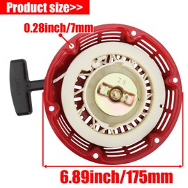 YOFMOO Recoil Starter Pull Start with Start Cup for Baja Motorsports Pit Mini Bike MB165 MB200 MB200-303 Warrior Heat 163cc 5.5hp JF168 196cc 6.5hp JF200 Chinese Clone 168FA 168FB 170F GX160 GX200