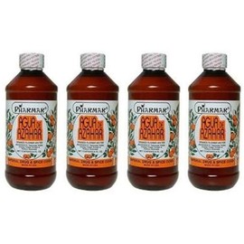 Agua De Azahar 8 Oz. Orange Flower-Blossom Water 4-Pack (8 oz. Each) by Pharmark