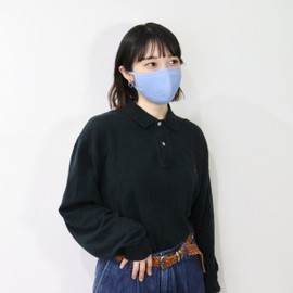 Cerao SRO-MB Mesh Mask, Smoky Blue, Sports Mask, Outdoor, Running, Jogging, Survival Games, Pollen, Adjustable Size, Men's, Women's, Breathable, Easy to Breathe, Washable