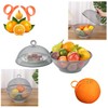 Grey Mesh Fruit Basket & Ring Peeler -Handled Fruit Basket,