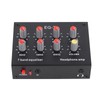 7 Band Digital Equalizer 12dB High Bass Adjustment Dual Channel